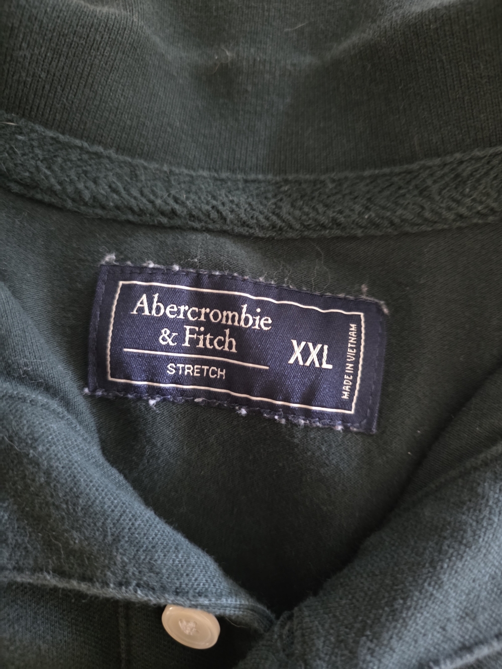 Abercrombie & Fitch Forest Green Polo Shirt XXL